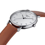 Tissot T Classic Everytime Large White Dial Brown Leather Strap Watch For Men - T109.610.16.037.00 Authentic Buy Shop Now