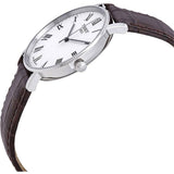 Tissot T Classic Everytime White Dial Brown Leather Strap Watch For Men - T109.410.16.033.00 Authentic Buy Shop Now