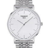 Tissot T Classic Everytime Large White Dial Silver Steel Strap Watch for Men - T109.610.11.031.00 Authentic Buy Shop Now
