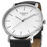 Tissot T Classic Everytime Large White Dial Black Leather Strap Watch For Men - T109.610.16.031.00 Authentic Buy Shop Now