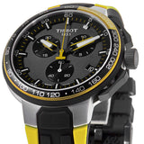 Tissot T Bike Cycling Tour de France Black Dial Two Tone Rubber Strap Watch For Men - T111.417.37.441.00 Authentic Buy Shop Now
