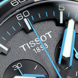 Tissot T Race Cycling Chronograph Black Dial Two Tone Rubber Strap Watch For Men - T111.417.37.441.05 Authentic Buy Shop Now