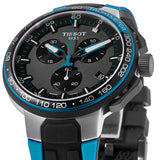 Tissot T Race Cycling Chronograph Black Dial Two Tone Rubber Strap Watch For Men - T111.417.37.441.05 Authentic Buy Shop Now