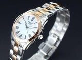 Tissot T Wave Mother of Pearl Dial Two Tone Steel Strap Watch For Women - T112.210.22.113.01 Authentic Buy Shop Now