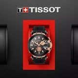 Tissot T Race Chronograph Black Dial Black Silicone Strap Watch For Men - T115.417.37.051.00 Authentic Buy Shop Now