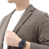 Tissot T Race Chronograph Blue Dial Blue Silicone Strap Watch For Men - T115.417.37.041.00 Authentic Buy Shop Now