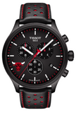 Tissot T Sport Chrono XL NBA Teams Special Chicago Bulls Edition Black Dial Black Leather Strap Watch for Men - T116.617.36.051.00 Authentic Buy Shop Now