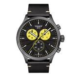 Tissot Chrono XL Tour De France Special Edition Black Dial Black Leather Strap Watch for Men - T116.617.36.051.11 Authentic Buy Shop Now