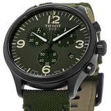 Tissot Chrono XL Green Dial Green NATO Strap Watch For Men - T116.617.37.097.00 Authentic Buy Shop Now