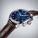 Tissot Chrono XL Classic Blue Dial Brown Leather Strap Watch For Men - T116.617.16.047.00 Authentic Buy Shop Now