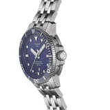 Tissot T Sport Seastar 1000 Powermatic Silicium Blue Dial Silver Steel Strap Watch For Men - T120.407.11.041.01 Authentic Buy Shop Now