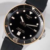 Tissot Seastar 1000 Black Dial Black Rubber Strap Watch For Men - T120.410.27.051.00 Authentic Buy Shop Now