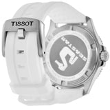 Tissot Seastar 1000 Mother of Pearl White Dial White Rubber Strap Watch for Women - T120.210.17.116.00 Authentic Buy Shop Now