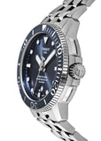 Tissot T Sport Seastar 1000 Powermatic Silicium Blue Dial Silver Steel Strap Watch For Men - T120.407.11.041.01 Authentic Buy Shop Now