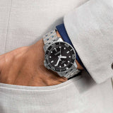 Tissot Seastar 1000 Powermatic 80 Black Dial Silver Steel Strap Watch For Men - T120.407.11.051.00 Authentic Buy Shop Now
