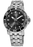 Tissot Seastar 1000 Powermatic 80 Black Dial Silver Steel Strap Watch For Men - T120.407.11.051.00 Authentic Buy Shop Now