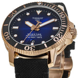 Tissot Seastar 1000 Powermatic 80 Blue Dial Blue Nylon Strap Watch for Men - T120.407.37.041.00 Authentic Buy Shop Now