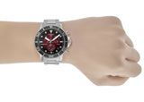 Tissot Seastar 1000 Chronograph Red Dial Silver Steel Strap Watch For Men - T120.417.11.421.00 Authentic Buy Shop Now