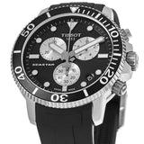 Tissot Seastar 1000 Chronograph Black Dial Black Rubber Strap Watch For Men - T120.417.17.051.00 Authentic Buy Shop Now