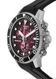 Tissot Seastar 1000 Chronograph Red Dial Black Rubber Strap Watch For Men - T120.417.17.421.00 Authentic Buy Shop Now