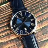 Tissot Carson Premium Blue Dial Blue Leather Strap Watch For Men - T122.410.16.043.00 Authentic Buy Shop Now