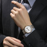 Tissot T Classic Carson Premium Silver Dial Two Tone Steel Strap Watch For Men - T122.410.22.033.00 Authentic Buy Shop Now