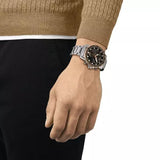 Tissot Supersport Chrono Black Dial Silver Steel Strap Watch For Men - T125.617.21.051.00 Authentic Buy Shop Now