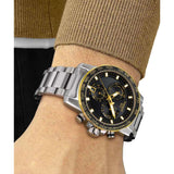 Tissot Supersport Chrono Black Dial Silver Steel Strap Watch For Men - T125.617.21.051.00 Authentic Buy Shop Now