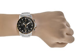 Tissot Supersport Chrono Black Dial Silver Steel Strap Watch For Men - T125.617.21.051.00 Authentic Buy Shop Now