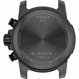 Tissot Supersport Chrono Black Dial Beige Nylon Strap Watch For Men - T125.617.37.051.01 Authentic Buy Shop Now