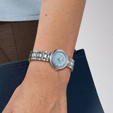 Tissot Bellissima Small Lady Light Blue Dial Silver Steel Strap Watch for Women - T126.010.11.133.00 Authentic Buy Shop Now