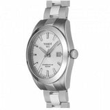 Tissot Gentleman Powermatic 80 Silicium Silver Dial Silver Steel Strap Watch For Men - T127.407.11.031.00 Authentic Buy Shop Now