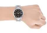 Tissot Gentleman Powermatic 80 Silicium Black Dial Silver Steel Strap Watch For Men - T127.407.11.061.01 Authentic Buy Shop Now
