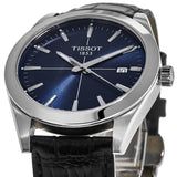 Tissot Gentlemen Blue Dial Black Leather Strap Watch for Men - T127.410.16.041.01 Authentic Buy Shop Now