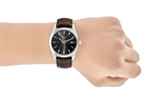 Tissot Gentlemen Black Dial Brown Leather Strap Watch for Men - T127.410.16.051.01 Authentic Buy Shop Now