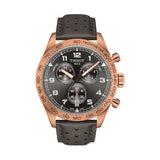 Tissot T Sport PRS 516 Chronograph Grey Dial Grey Leather Strap Watch for Men - T131.617.36.082.00 Authentic Buy Shop Now