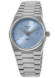 Tissot PRX Light Blue Dial Silver Steel Strap Watch For Women - T137.210.11.351.00 Authentic Buy Shop Now