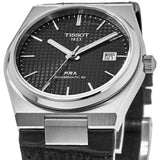 Tissot PRX Powermatic 80 Black Dial Black Leather Strap Watch for Men - T137.407.16.051.00 Authentic Buy Shop Now
