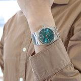 Tissot PRX Green Dial Silver Steel Strap Watch For Men - T137.410.11.091.00 Authentic Buy Shop Now