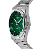 Tissot PRX Green Dial Silver Steel Strap Watch For Men - T137.410.11.091.00 Authentic Buy Shop Now