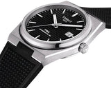 Tissot PRX Powermatic 80 Black Dial Black Rubber Strap Watch for Men - T137.407.17.051.00 Authentic Buy Shop Now
