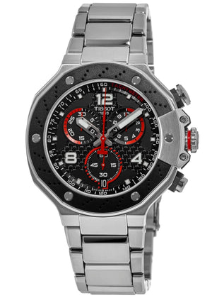 Tissot T Race Moto GP Limited Edition Chronograph Black Dial Silver Steel Strap Watch for Men - T141.417.11.057.00 Authentic Buy Shop Now