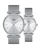 Tissot Everytime Gent Silver Dial Silver Mesh Bracelet Watch for Men - T143.410.11.011.00 Authentic Buy Shop Now