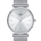 Tissot Everytime Gent Silver Dial Silver Mesh Bracelet Watch for Men - T143.410.11.011.00 Authentic Buy Shop Now