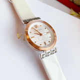 Versace Greca White Dial White Leather Strap Watch for Women - VELW00120 Authentic Buy Shop Now