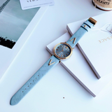 Versace V-Twist Blue Dial Blue Leather Strap Watch for Women - VELS00319 Authentic Buy Shop Now