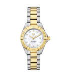 Tag Heuer Aquaracer Quartz Diamonds Mother of Pearl Dial Two Tone Steel Strap Watch for Women - WBD1423.BB0321 Authentic Buy Shop Now