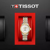 Tissot Le Locle Automatic Small Lady White Dial Two Tone Steel Strap Watch For Women - T41.2.183.34 Authentic Buy Shop Now