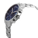 Calvin Klein City Chronograph Blue Dial Silver Steel Strap Watch for Men - K2G2714N Authentic Buy Shop Now
