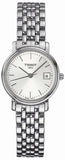 Tissot T Classic Desire White Dial Silver Steel Strap Watch for Women - T52.1.281.31 Authentic Buy Shop Now